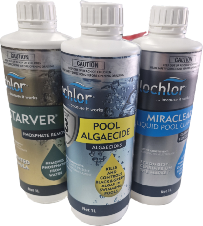 LoChlor Winteriser Pool Pack - Algaecide, Starver and Clarifier - Image 2