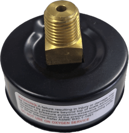 Waterco Pressure Gauge 400kPa Back Bottom Mount Dry - Image 2