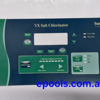 AstralPool VX Salt Chlorinator Label Overlay